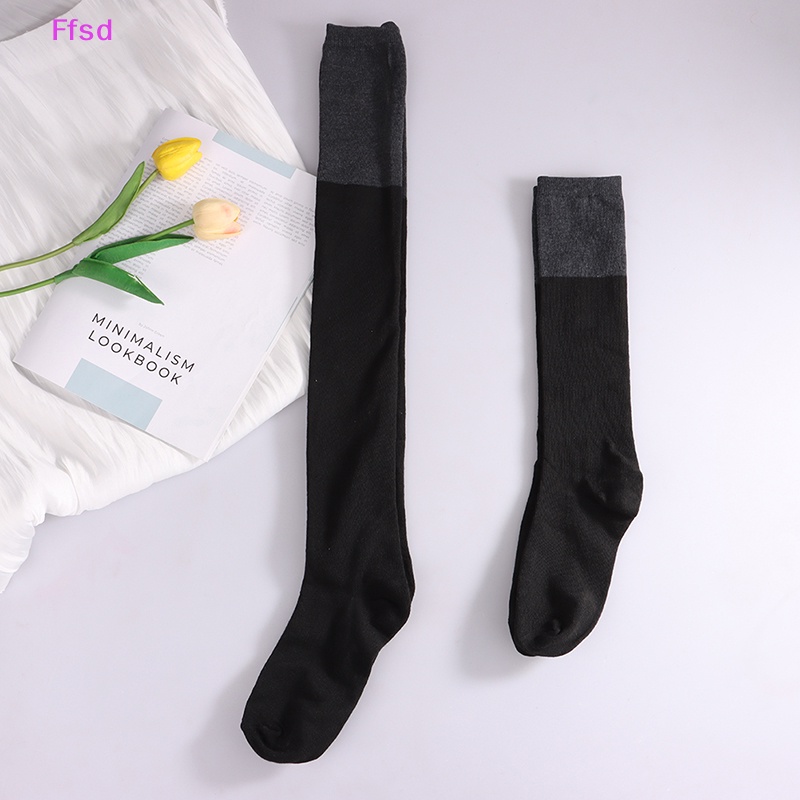 1 Đôi Tất Cotton Qua Gối Thời Trang Theo Phong Cách Lolita Hàn Quốc