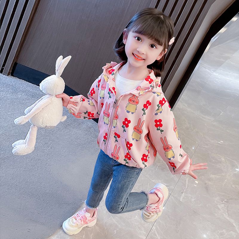 Áo Khoác Chống Nắng Mỏng Thoáng Khí Tay Dài Phong Cách Hàn Nhật Mới 2023 Cho Bé Gái