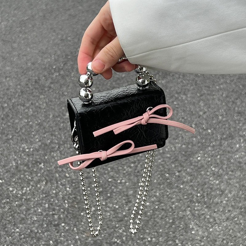 Túi Đeo Chéo mini Đính Nơ Dễ Thương Cho Nữ