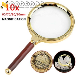 Kính lúp cầm tay 60mm / 70mm / 80mm / 90mm phóng to 10x