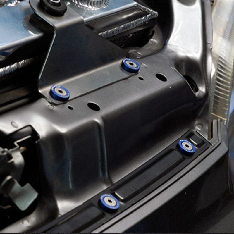 FENDER Bộ 10 Ốc Vít M6 Sửa Chữa Cản Trước Xe Hơi