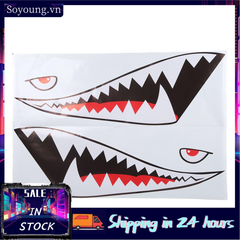 Soyoung Auto Side Door Sticker Mouth  Decal Lightweight Car Exterior
