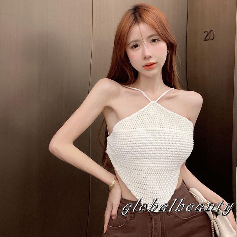 Áo Hai Dây Màu Sắc Thời Trang Mùa Hè Quyến Rũ Cho Nữ