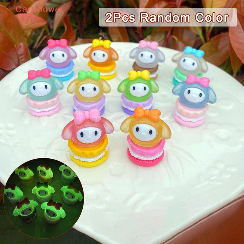 2 Đồ trang trí Sanrio My Melody Phát Sáng Trang Trí Tiểu Cảnh Mới