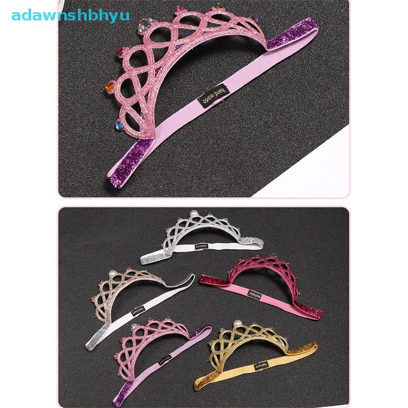 Băng Đô Hình Vương Miện Mềm Mại Co Giãn Dành Cho Trẻ Em