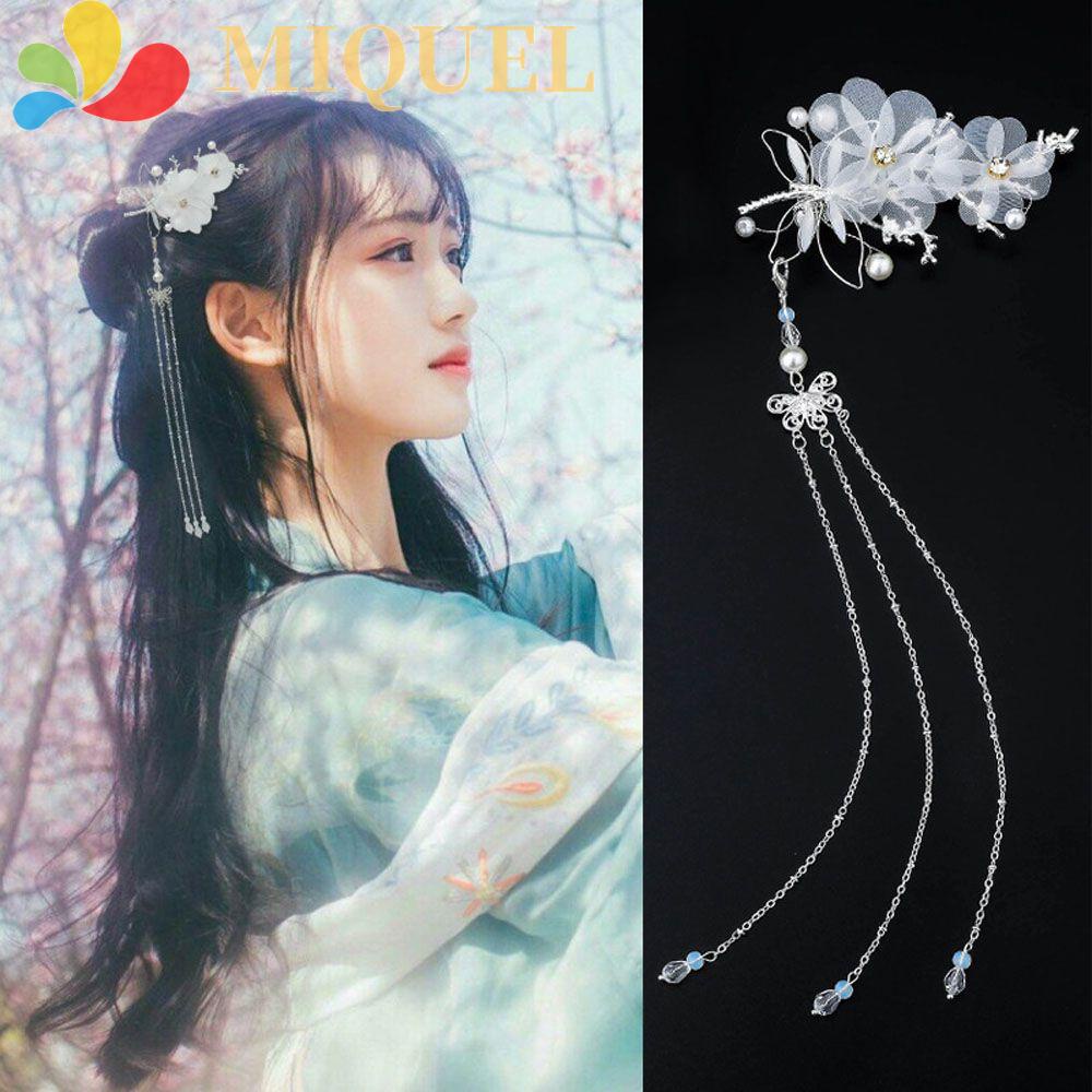 Trâm Cài Tóc Phối Tua Rua Dài Phong Cách Trung Hoa Cổ Điển