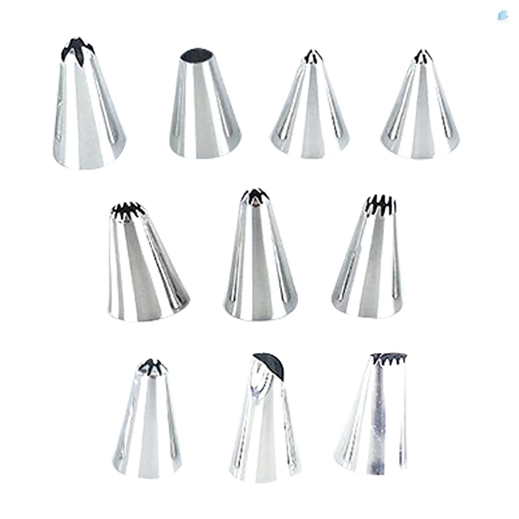 Bộ 10 Dụng Cụ Làm Bánh Xoay Được Bằng Thép Không Gỉ DIY (s2mwvn) (s2mwvn)