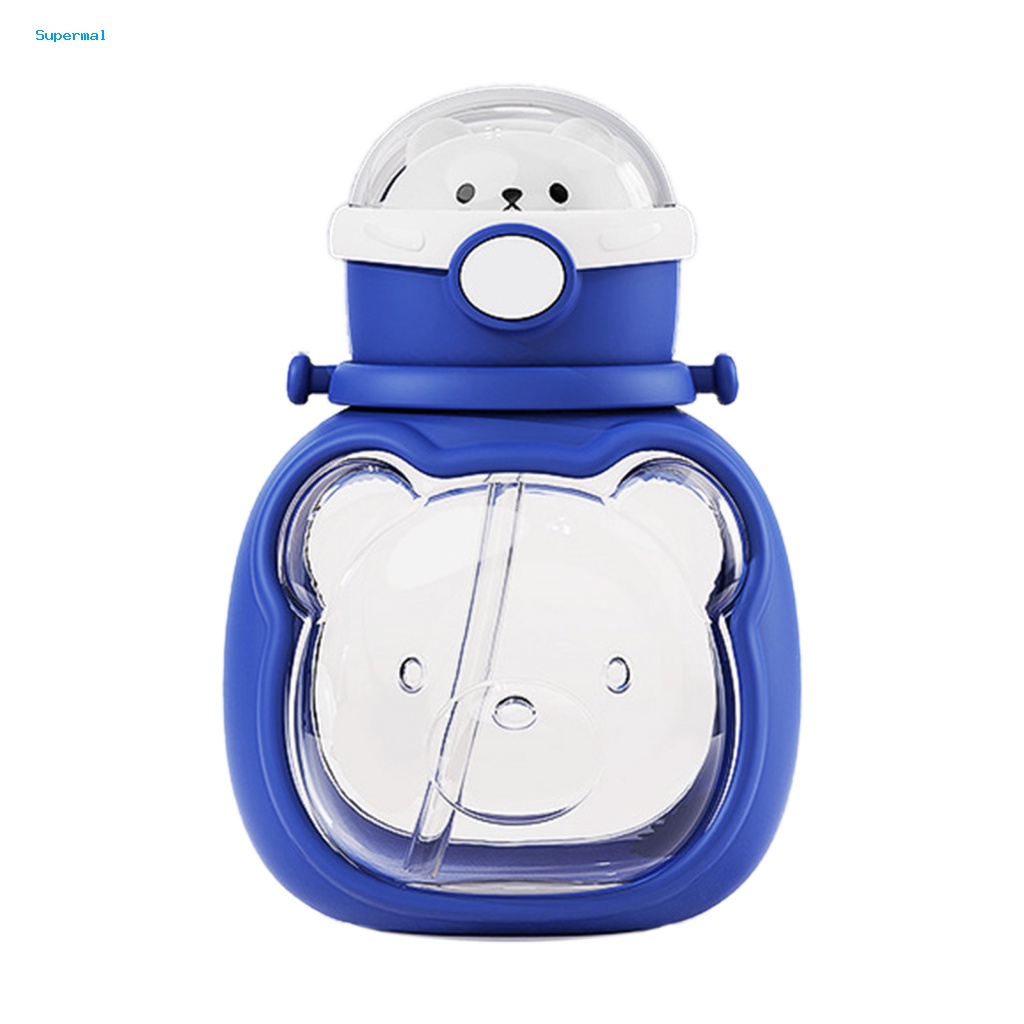 Bình Nước Silicone 860ml Thiết Kế Hình Gấu Dễ Thương