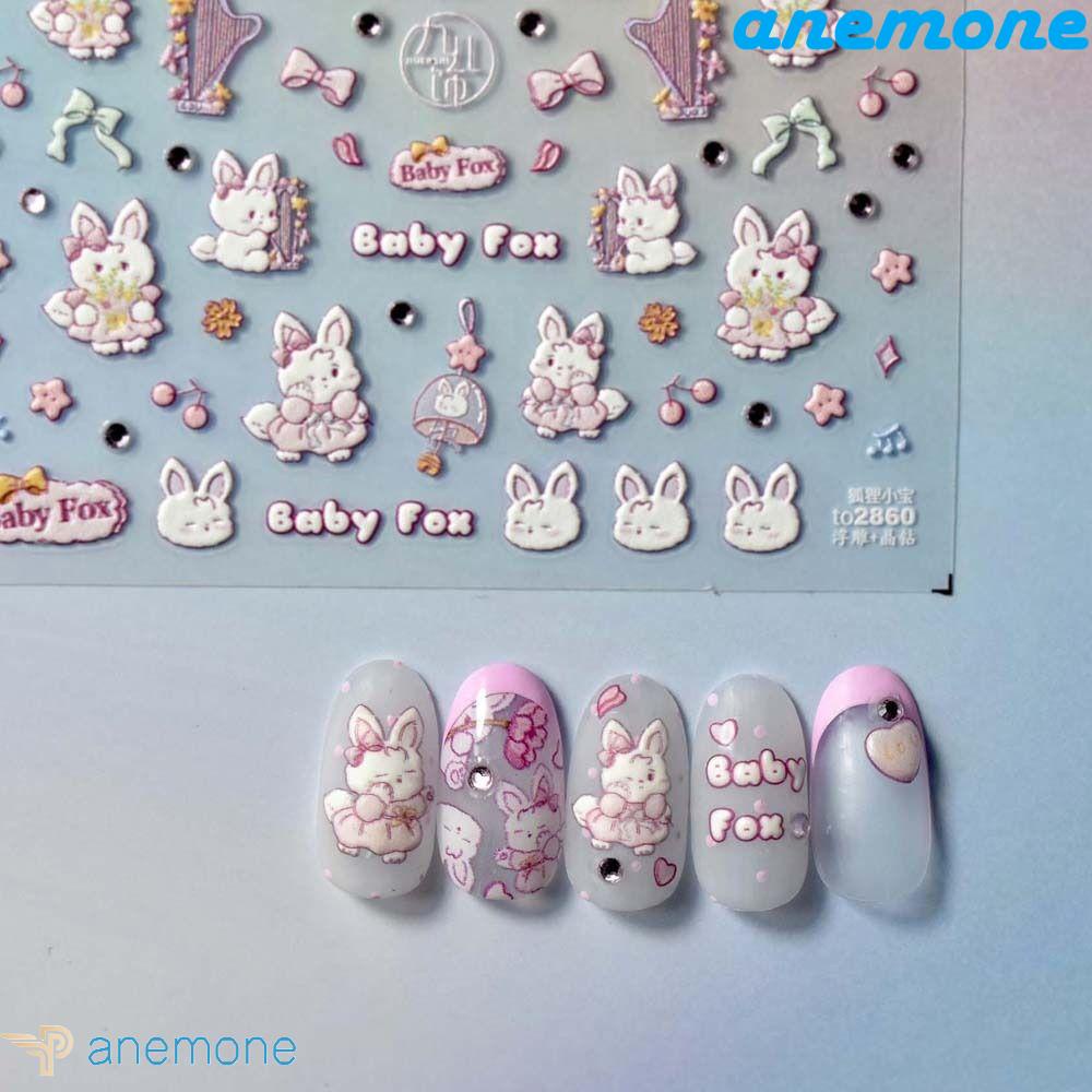 Miếng Dán Trang Trí Móng Tay Tự Dính Họa Tiết Động Vật / Trái Tim Thời Trang Phụ Kiện Trang Trí Móng Tay Nghệ Thuật