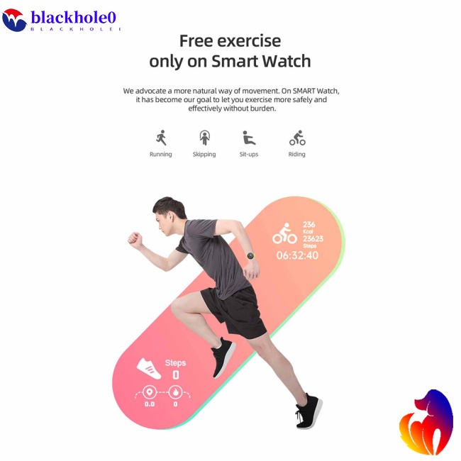 Bộ Đồng Hồ Thông Minh D18s Màn Hình 1.44 Inch 90mah Bluetooth 4.0 Có Thể Theo Dõi Giấc Ngủ