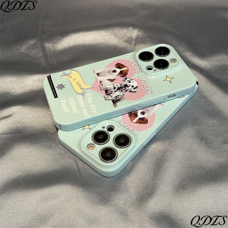 Ốp Điện Thoại Cứng Họa Tiết Hoạt Hình Chú Chó Hồng Dễ Thương Cho iPhone13max14pro 7811 H6VC 12