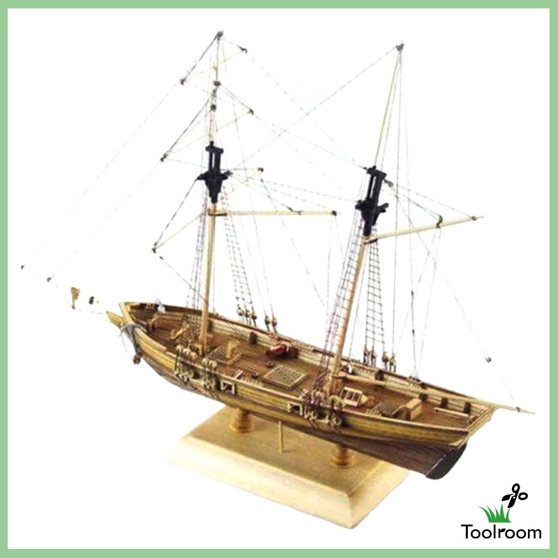 Mô Hình Thuyền Buồm Bằng Gỗ DIY Dành Cho Trẻ Em