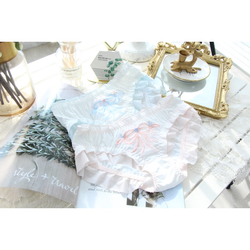 Hàng Mới Về Quần Lót Thêu Họa Tiết Dễ Thương Thoải Mái Cho Nữ