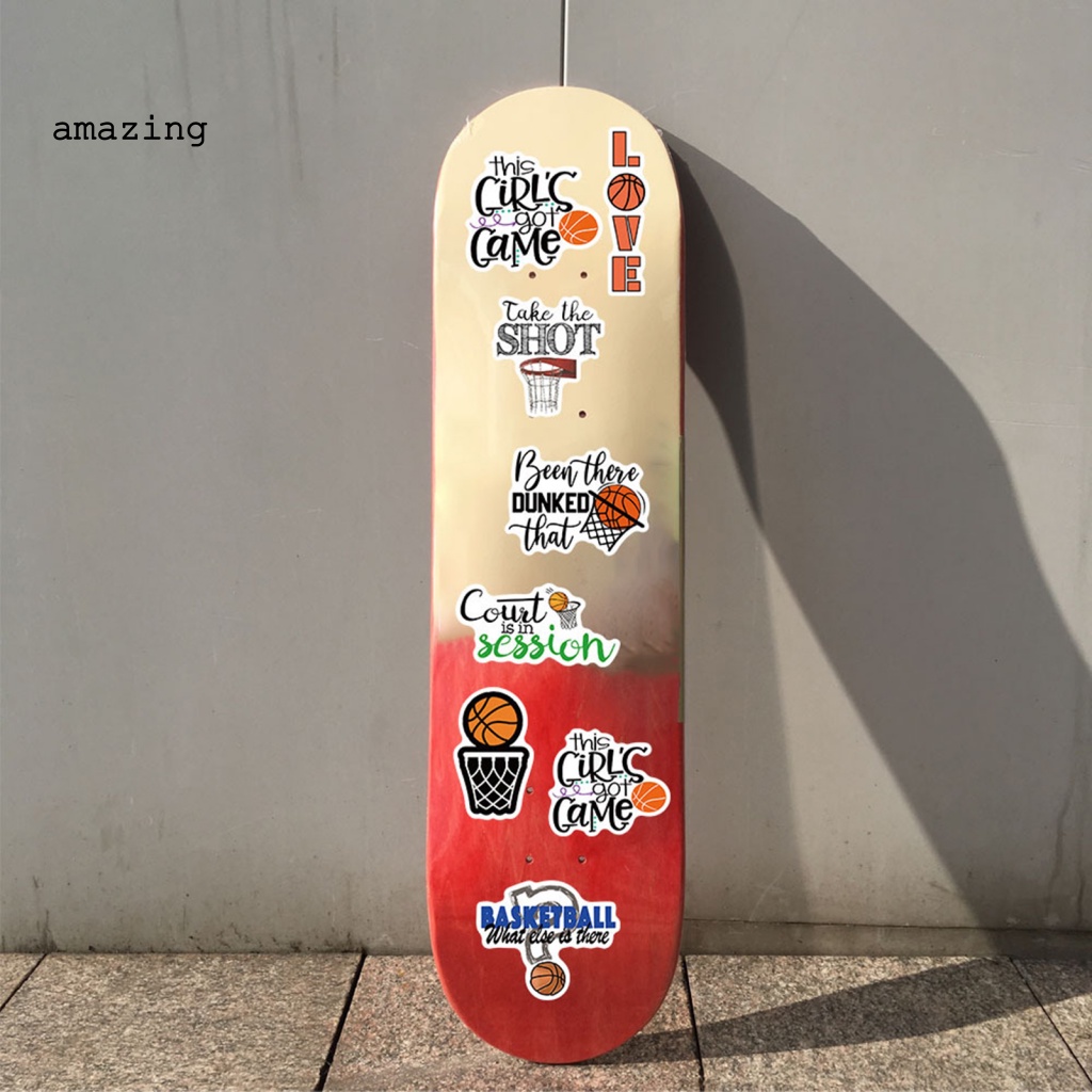 Set 50 Miếng Dán Graffiti Trang Trí Sổ Tay / Ván Trượt / Hành Lý Không Để Lại Dấu Vết