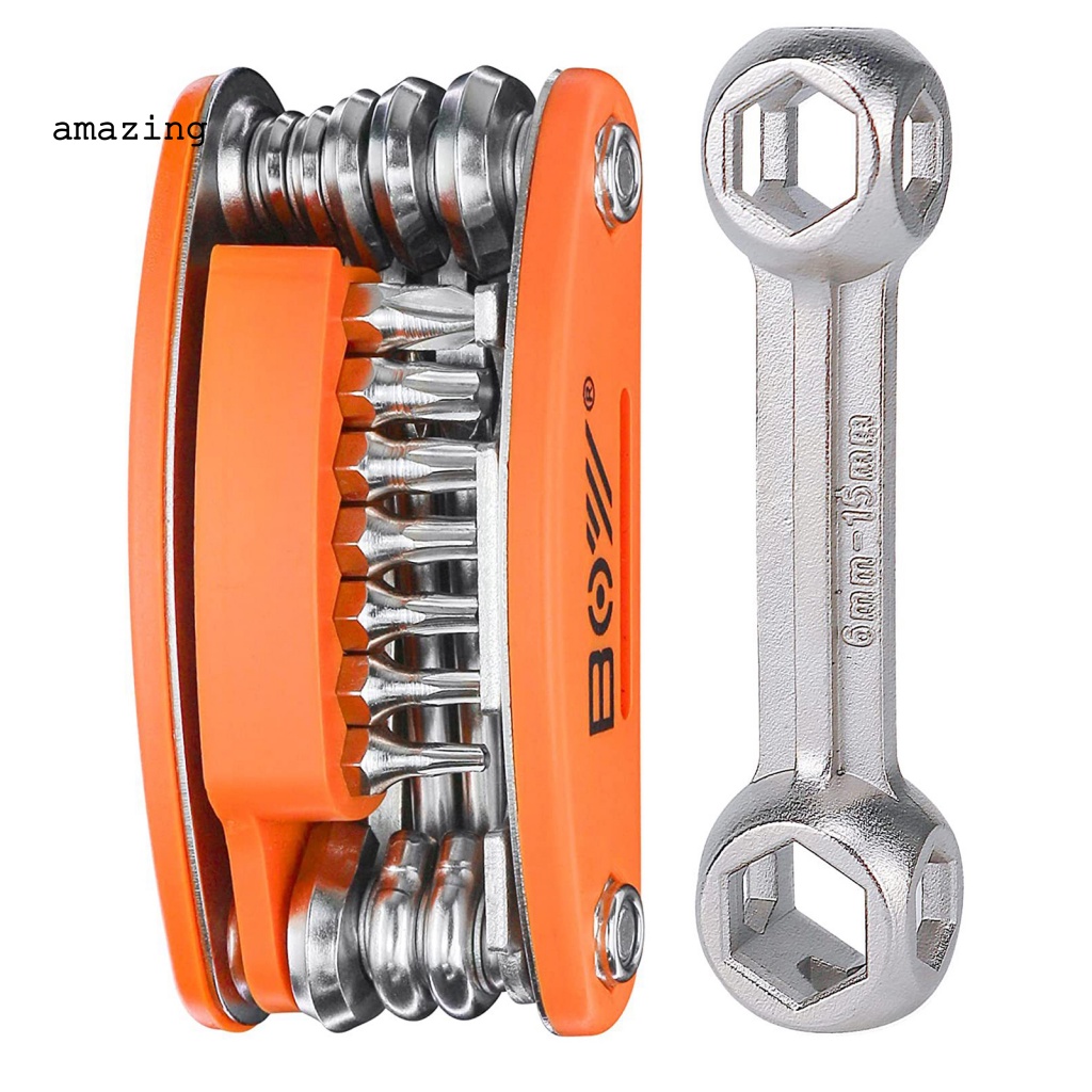 Bộ Dụng Cụ Sửa Chữa Xe Đạp Bằng Kim Loại Đa Năng