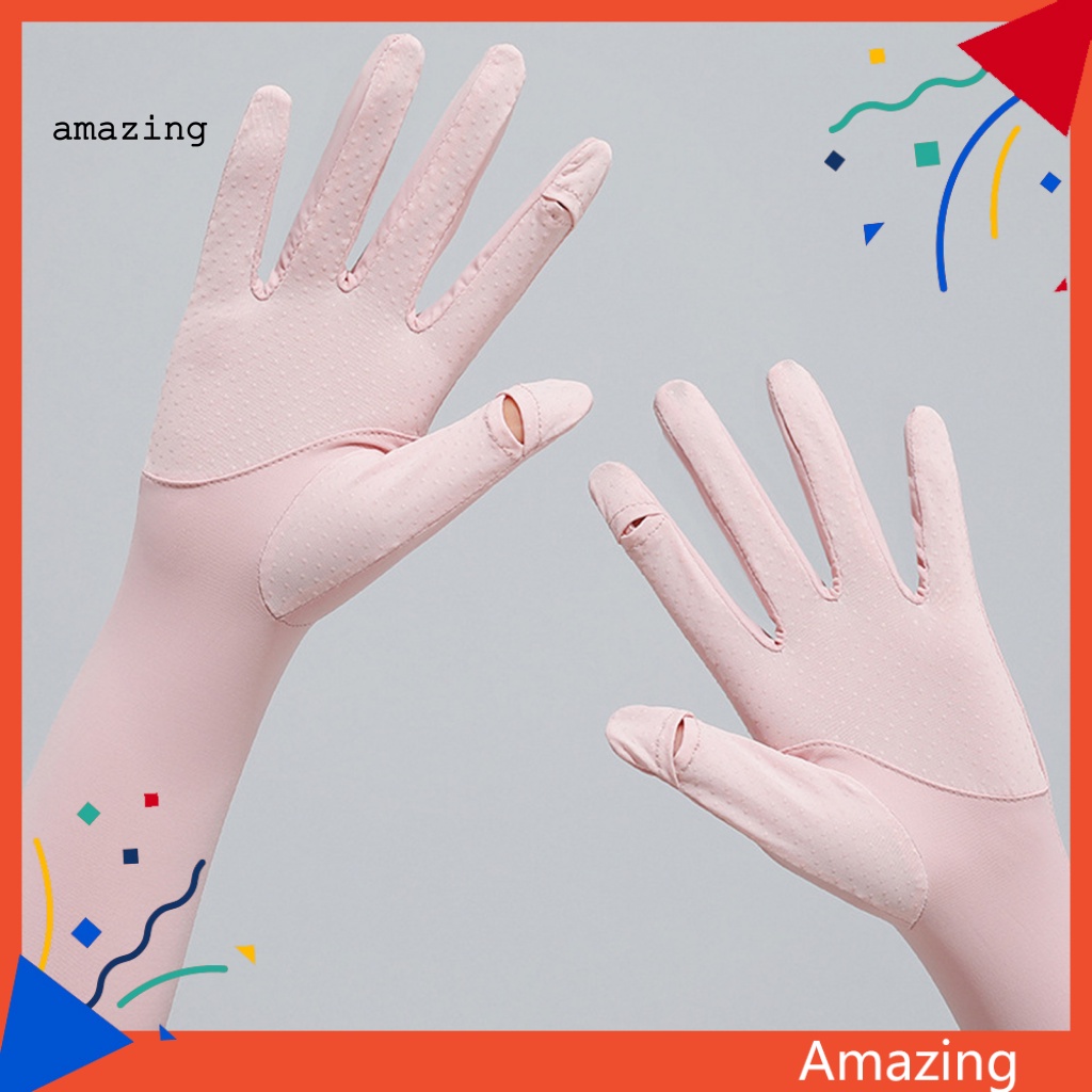 1 Cặp Găng Cánh Tay Bằng Nylon Co Giãn Rộng Bảo Vệ Toàn Diện Khi Đạp Xe