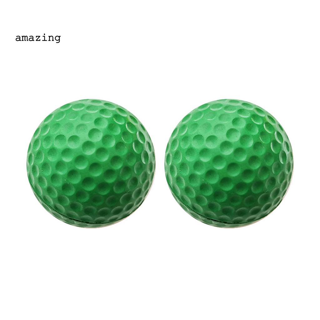Bộ 2 Quả Bóng Golf Mềm Mại Thân Thiện Với Môi Trường Chống Va Chạm