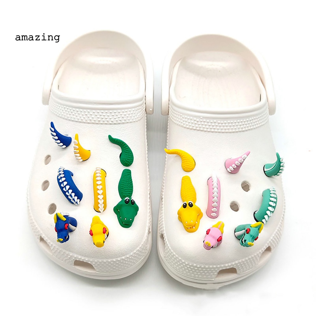 Set 3 Phụ Kiện Trang Trí Giày / Đồ Dùng Hình Động Vật Biển Hoạt Hình Bằng PVC