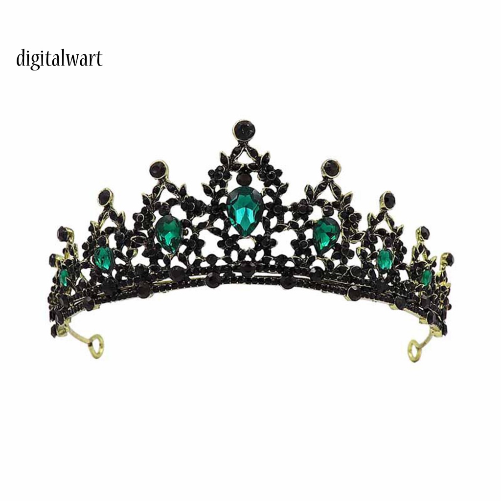 Kỹ Thuật Số| Vương Miện Công Chúa Đính Đá Phong Cách Baroque Thanh Lịch Dành Cho Cô Dâu