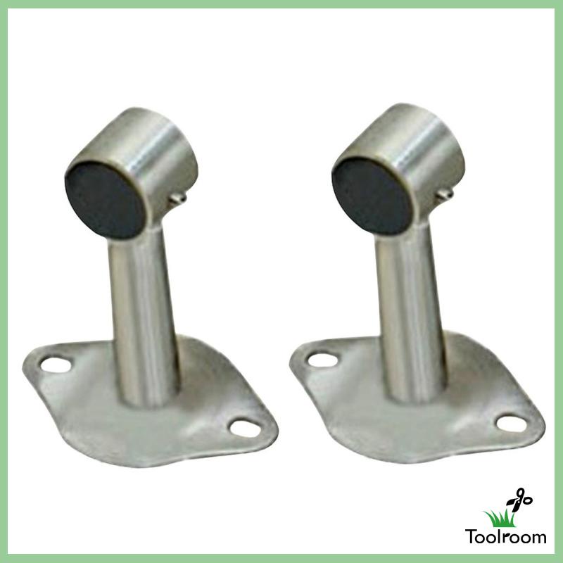 Set 2 Giá Đỡ Thanh Tay Cầm Bằng Thép Không Gỉ 100mm Cho Tủ Quần Áo