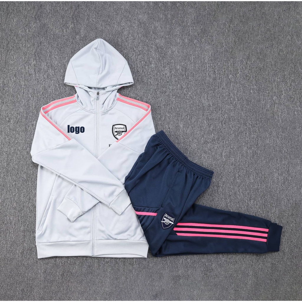 Áo Khoác Thể Thao Có Mũ Trùm Đầu Arsenal 22-23