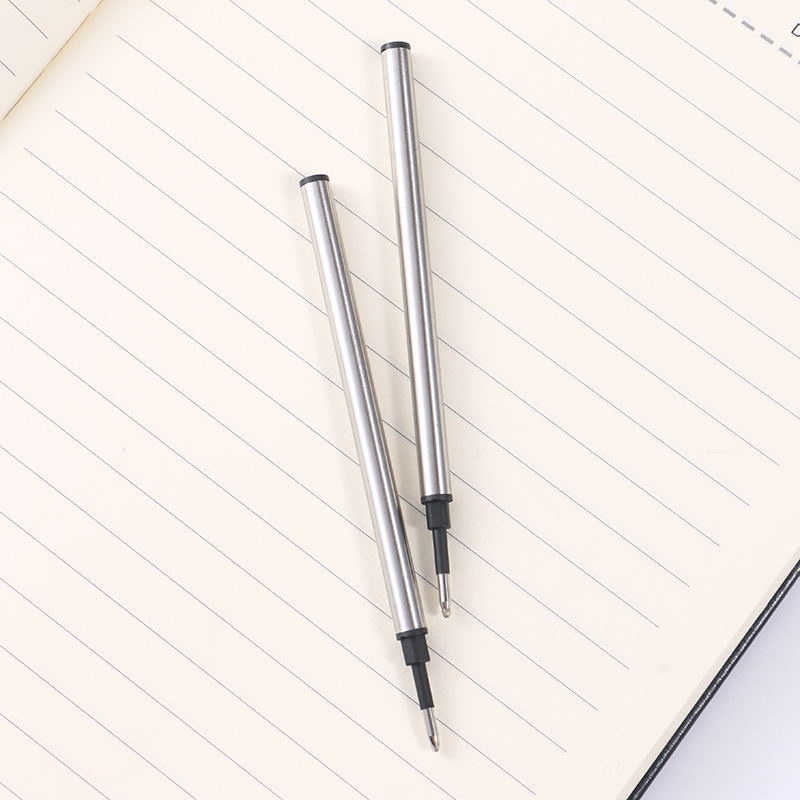 5 Ruột Bút Kim Loại Thay Thế Ngòi 0.5mm Kèm 5 Lõi Thay Thế