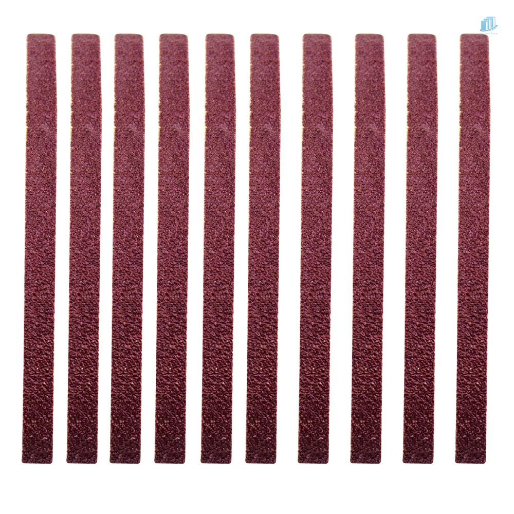 Set 10 Dây Đai Chà Nhám 60-1000 Grit Thay Thế Cho Máy Mài Góc