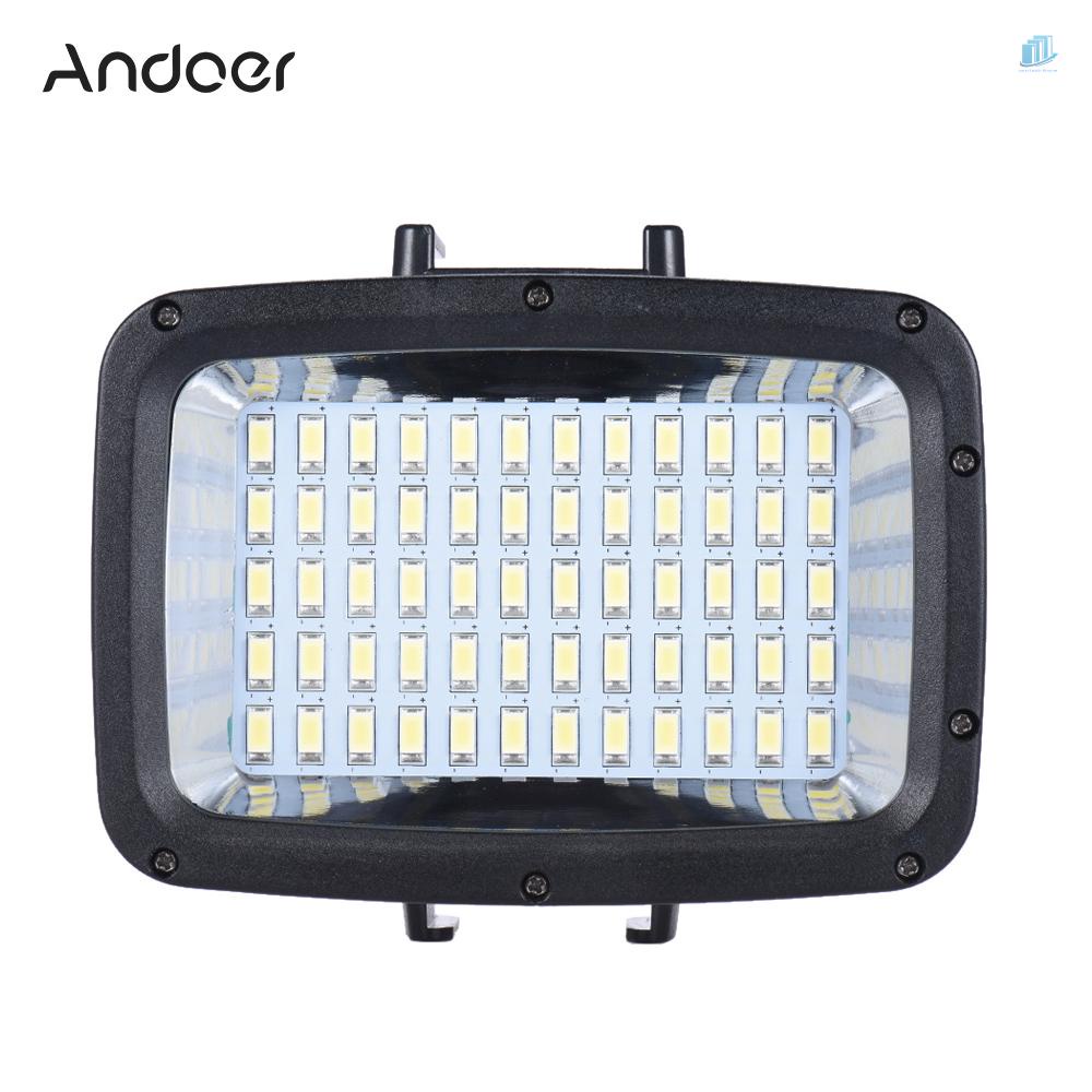 ANDOER Bộ 60 Đèn LED 1800LM 3 Chế Độ 40m 5500K Siêu Sáng Chống Thấm Nước Chuyên Dụng Cho 10 Xiaomi Yi SJCAM Action Cam &amp; for