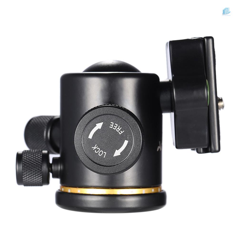 Đĩa Đầu Bi Andoer Bằng Hợp Kim Nhôm Tải Trọng Tối Đa 3KG Với Tấm Tháo Lắp Nhanh Ốc Vít 1 / 4 &quot;Cho Chân Máy Ảnh Tripod