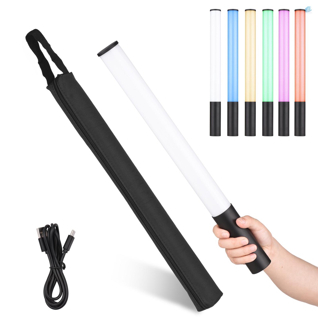 Gậy Ánh Sáng Đèn Led RGB 2500K-9900K 12 Mức Độ Sáng Với 7 Kiểu Hiệu Ứng Đặc Biệt