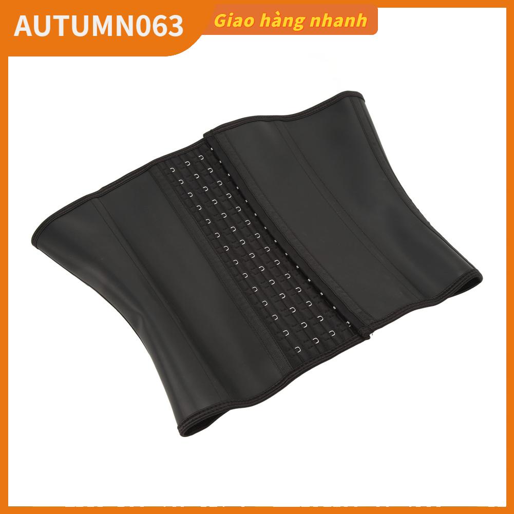 Autumn063 Phụ Nữ Underbust Cao Su Thể Thao Eo Huấn Luyện Bụng Điều Khiển 4 Hàng Móc Hình Dáng Cơ Mặc Dây Chéo