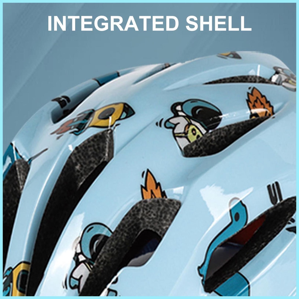 Mũ Bảo Hiểm Trọng Lượng Nhẹ An Toàn Họa Tiết Hoạt Hình Cho Trẻ Em