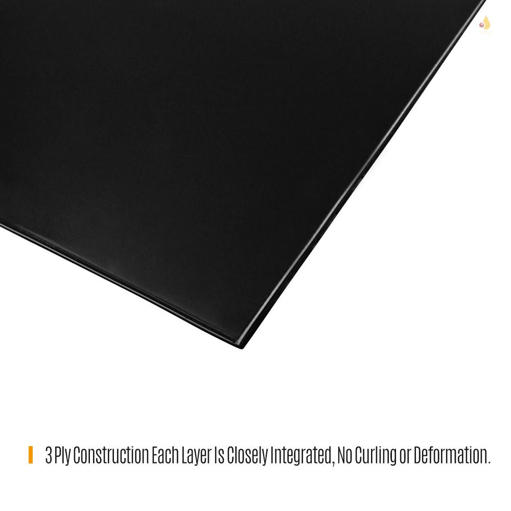 Tấm Bảo Vệ Miếng Gảy Đàn Guitar Điện 3 Lớp Bằng PVC Màu Đen DIY