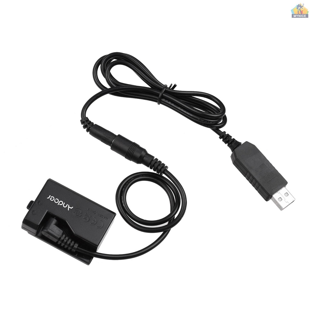 Đầu Nối Pin Andoer ACK-E10 5V USB Tương Thích Với Máy Ảnh LP-E10 / Kiss X70 / 1100D / 1200D / 1300D / 200D / 400D / 400D