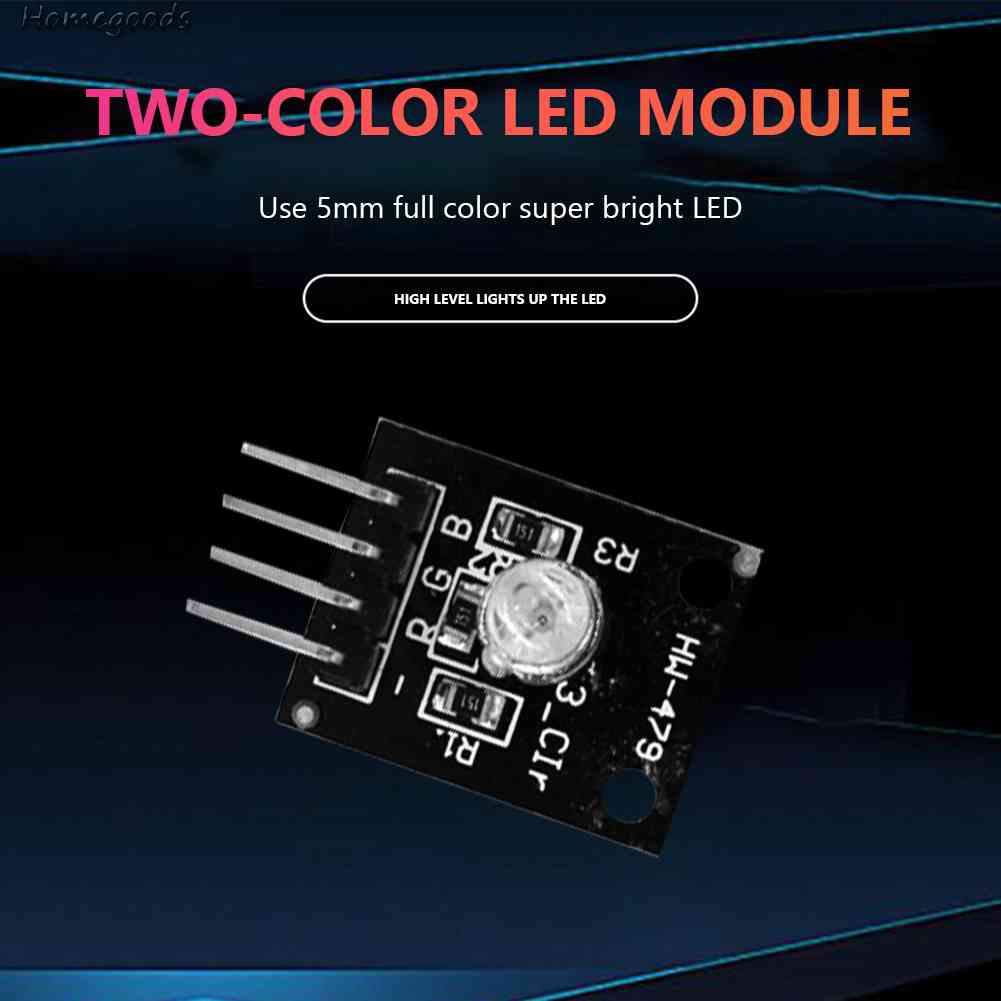 Mô Đun Cảm Biến Đèn LED Hai Màu HW-479 3.3V 5V 5mm KY-011 PCB 2023