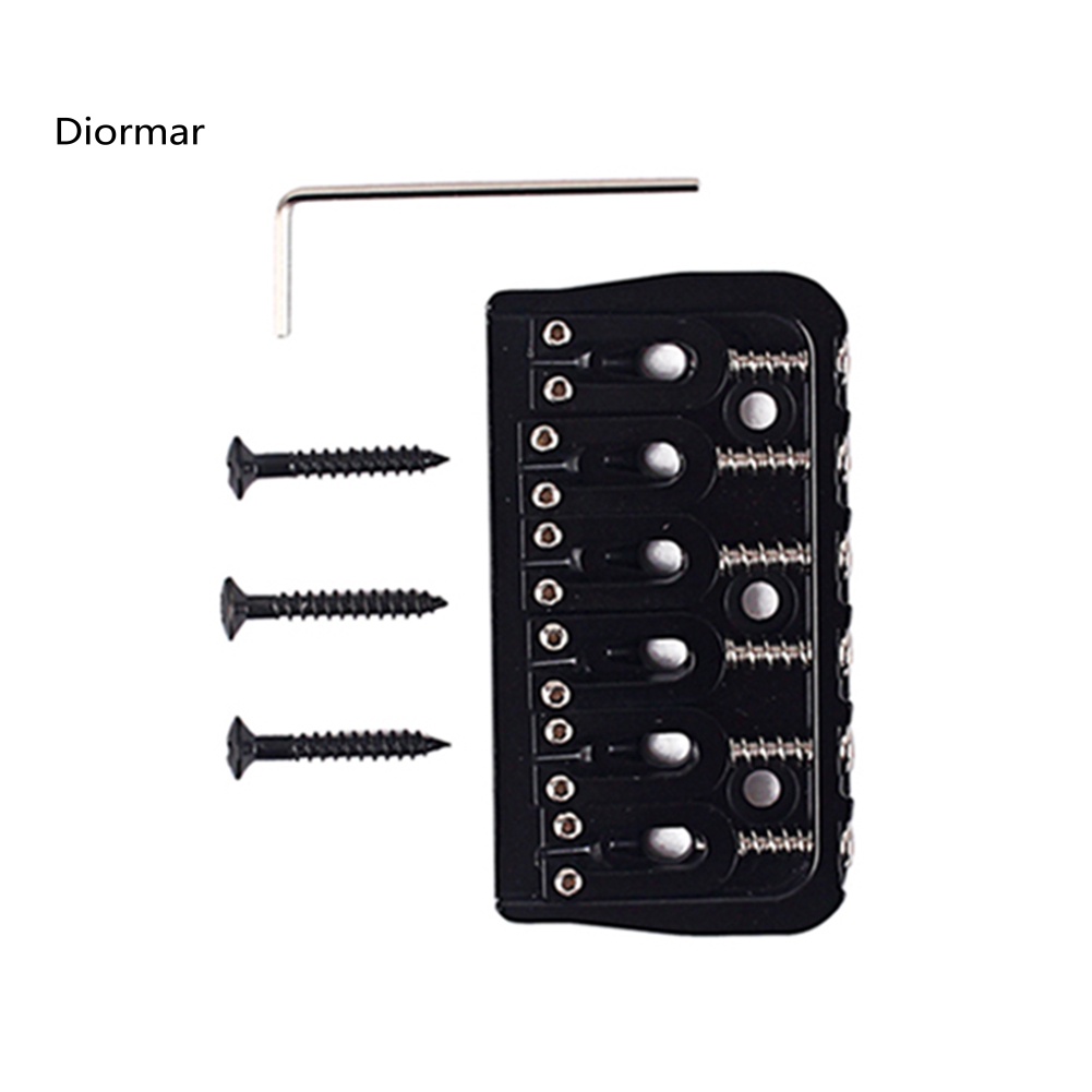 Cầu Đàn 6 Dây Di Động Bền Bỉ DIO GA890 6 Dây Màu Đen Cho Guitar Điện