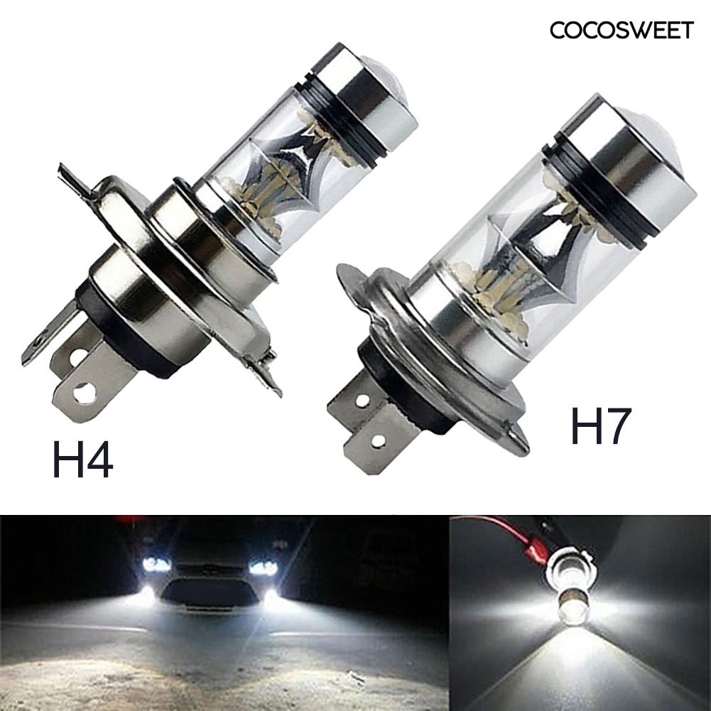 Bóng Đèn Pha Siêu Sáng 12V Bằng Hợp Kim Nhôm Siêu Sáng Chất Lượng Cao Cho Xe Hơi