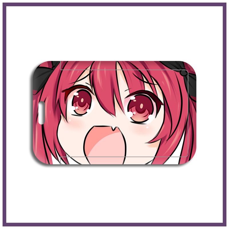 Vỏ Bọc Thẻ ID / Thẻ Ngân Hàng / Xe Bus Họa Tiết Hoạt Hình Date A Live DIY