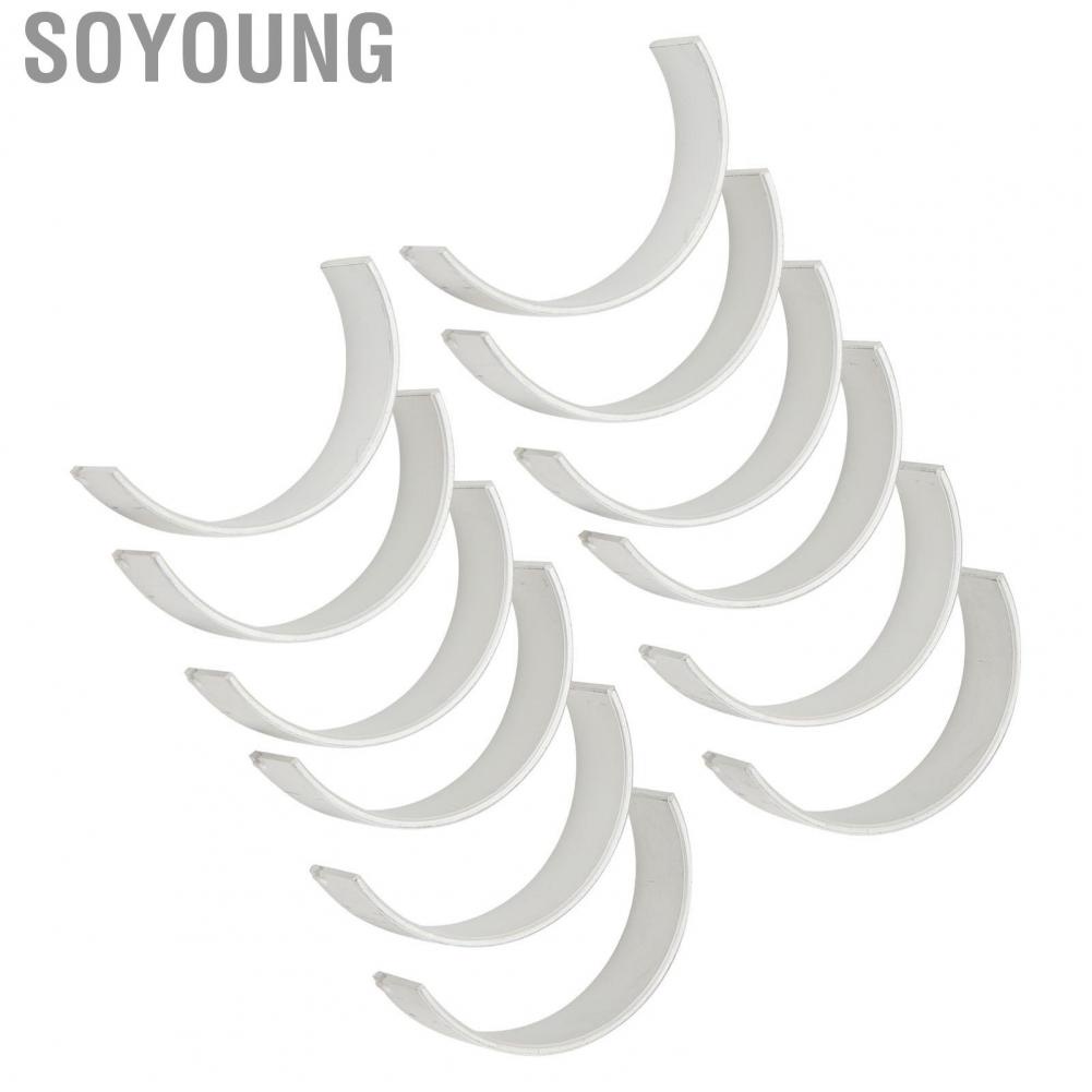 Soyoung 12Pcs Connecting Rod Bearing Set Aluminum Alloy 77967600 for N54B30 N55B30 N52B25 6 Cylinder Engines