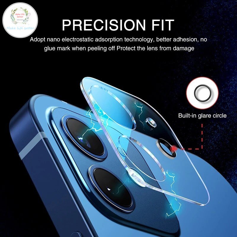 Kính Cường Lực Bảo Vệ Camera Cho IPhone 14 Pro Max | IPhone 14 Pro | IPhone 13 Pro Max | 12 Pro | 12 Pro Max | iP 11 / 11 Pro / 11 Pro Max