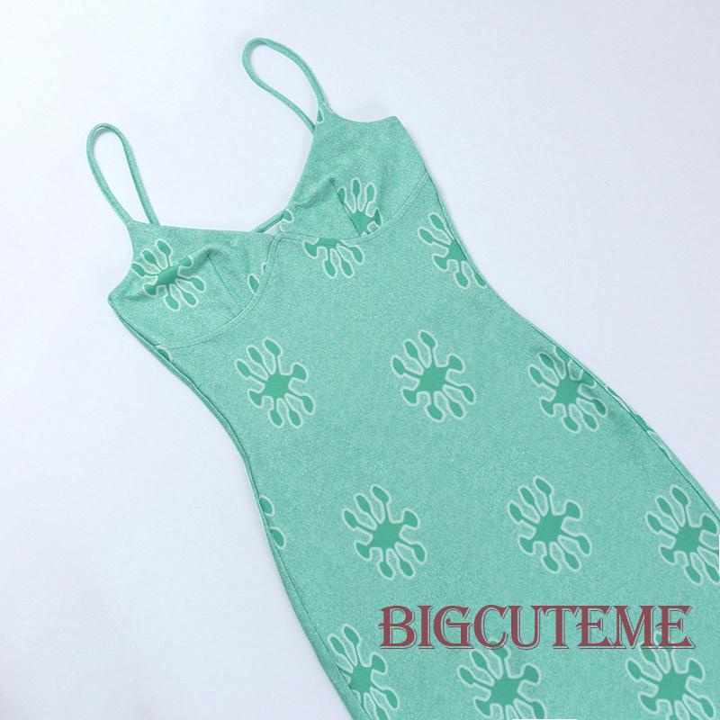 Đầm Dài Không Tay Hở Lưng Họa Tiết Hoa Thời Trang Cho Nữ