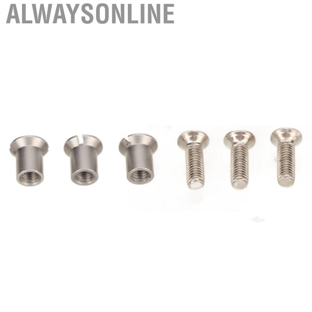 Alwaysonline Screw Set  3pcs High Hardness Universal Metal Trident for Reel To Tape Recorders