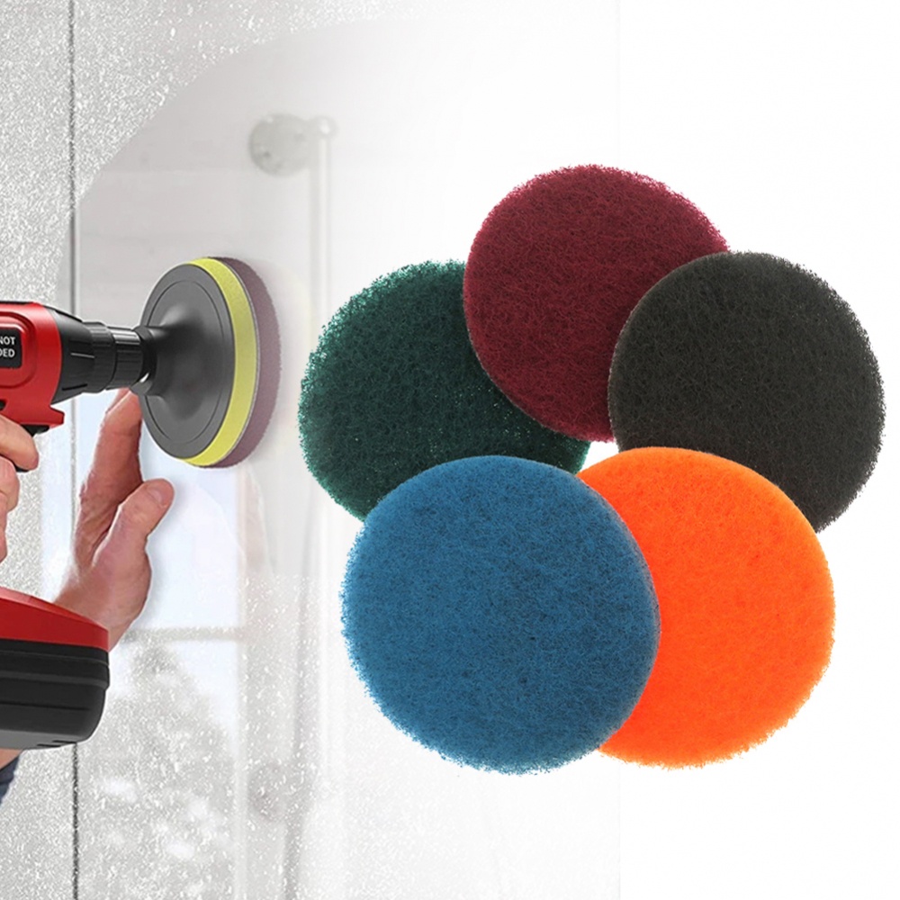 "5 Miếng Đệm Nylon Cấp Công Nghiệp Để Lau Chùi Và Đánh Bóng Nhiều Vật Liệu Khác Nhau"