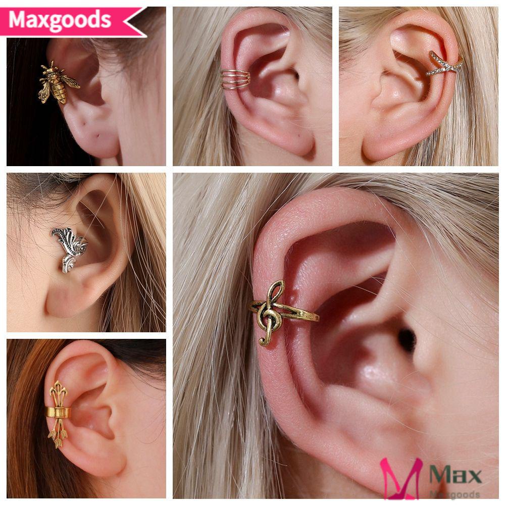 1 Khuyên Đeo Vành Tai Không Xỏ Lỗ Hình Chú Ong Thời Trang Dành Cho Nữ