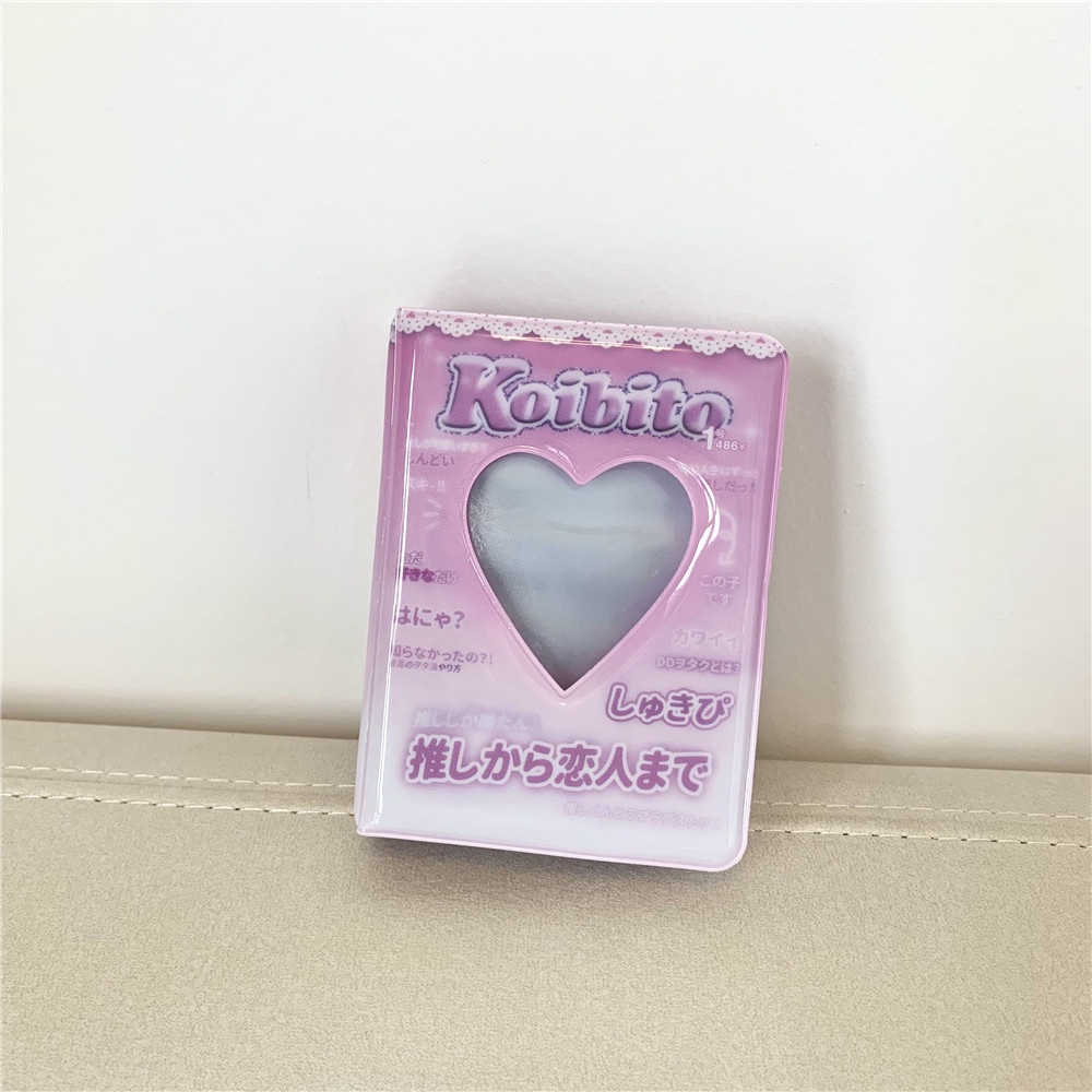 3 Inch Ins Photo Album Idol photo collection Cute Bear Starry Sky 40 Pocket PVC Photocard Collect Book In Stock New Arrival YM Cheap CX