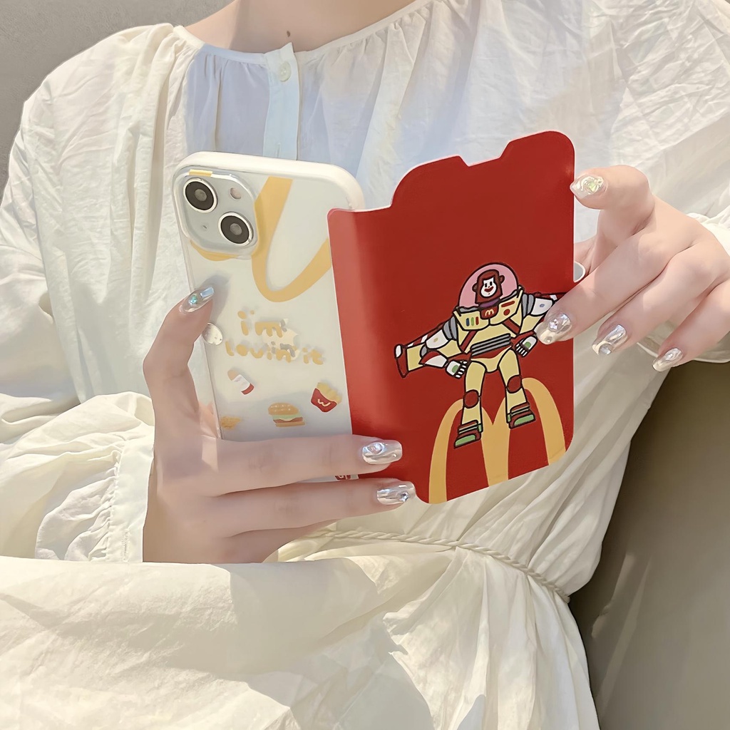 Ốp Điện Thoại Silicon tpu Mềm Trong Suốt Họa Tiết Hoạt Hình Bảo Vệ Toàn Diện Cho iPhone 14 13 12 11 PRO MAX