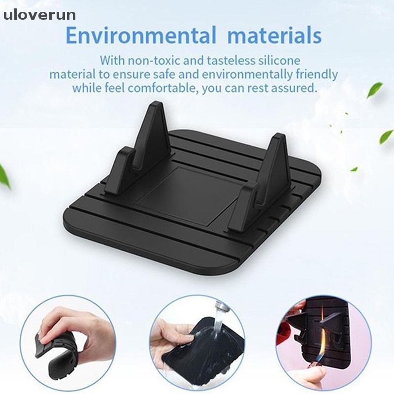 Giá Đỡ Điện Thoại Bằng Silicon Chống Trượt Tiện Dụng Cho Xe Hơi