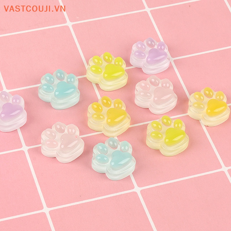 Bộ 5 Móng Vuốt Mèo Bằng Nhựa Resin Màu Sắc Ngẫu Nhiên DIY