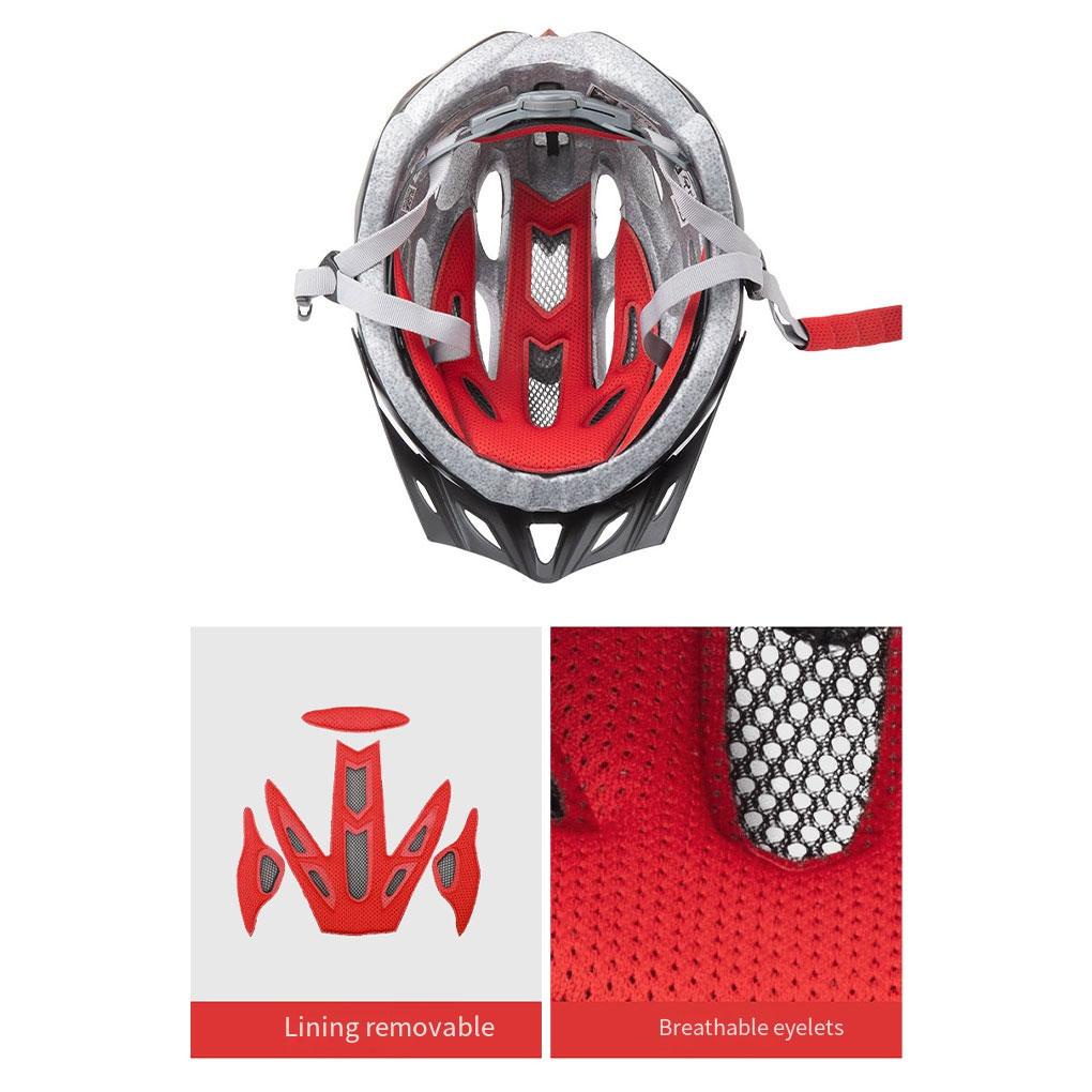 Mũ Bảo Hiểm Có 30 Lỗ Hấp Thụ Sốc Có Thể Điều Chỉnh An Toàn Khi Đi Xe Đạp