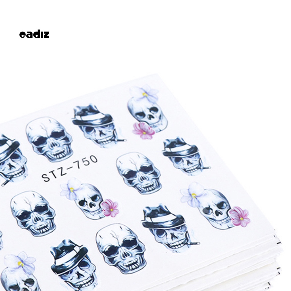 1 Bộ Miếng Dán Móng Tay Chủ Đề Halloween Dễ Sử Dụng